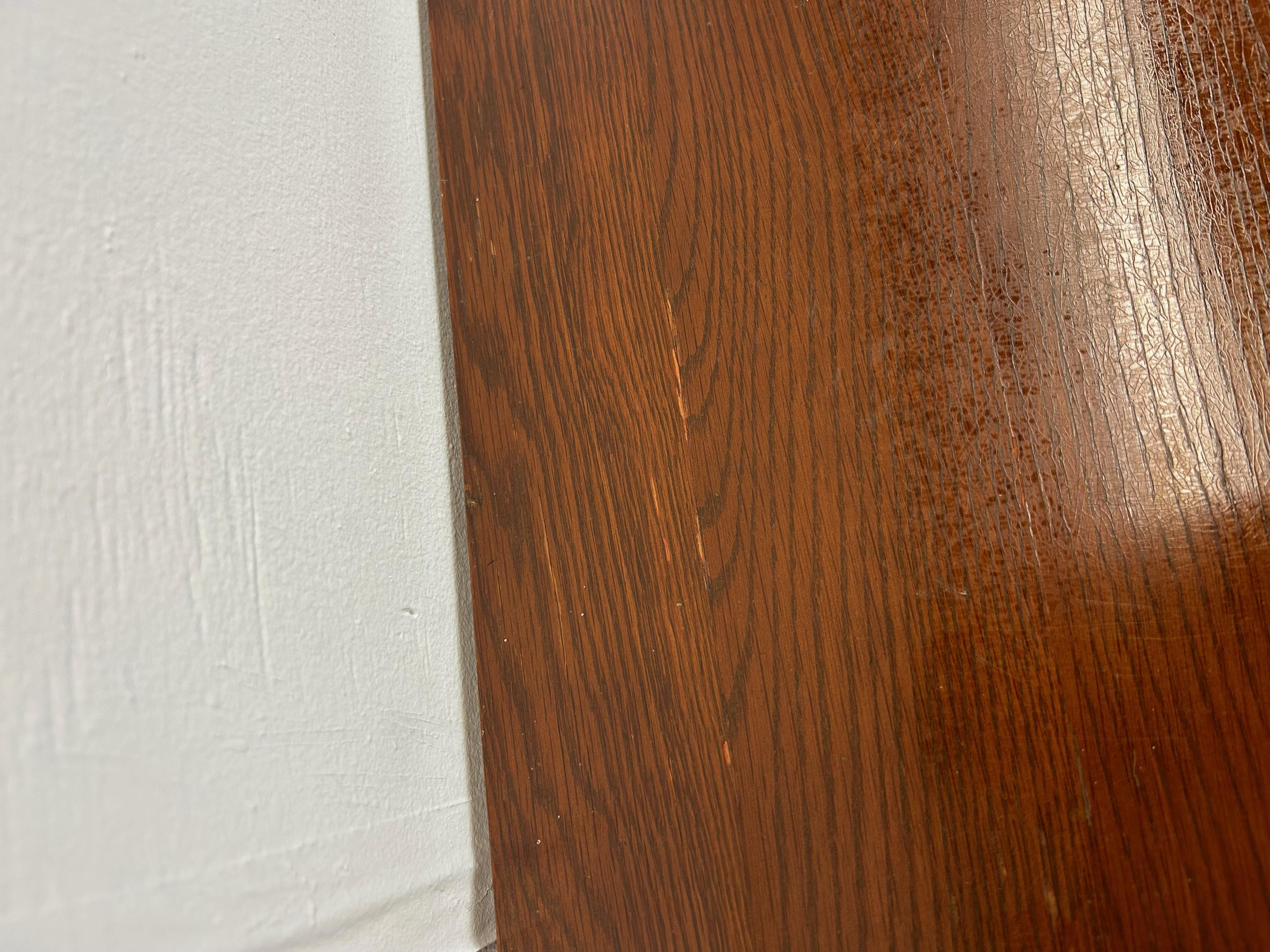 Mid Century Three Shelf Walnut Bookcase 1