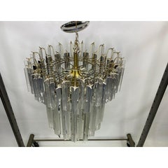 Mid-Century Three-Tier Lucite Chandelier