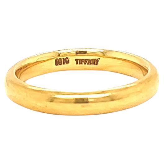 Tiffany and Co. Domed 18 Karat Yellow Gold Band Ring at 1stDibs