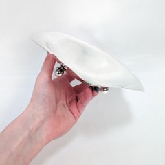 Mid-Century Tiffany & Co. Sterling Silver Figural Flower Bowl or Vide Poche