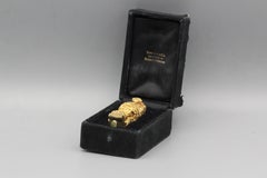 Midcentury Tiffany Schlumberger Ruby and 18k Gold Poodle Lighter