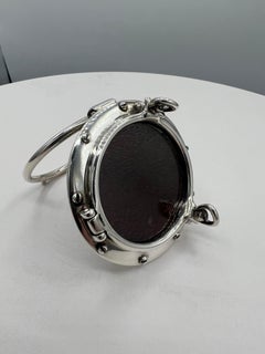 Midcentury Tiffany Sterling Silver "Porthole" Picture Frame