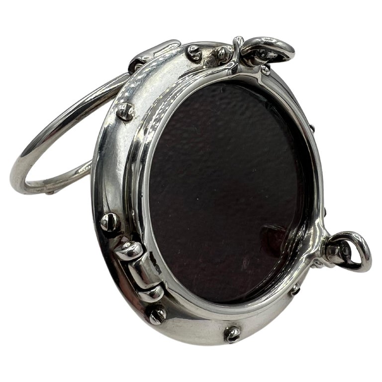 Midcentury Tiffany Sterling Silver "Porthole" Picture Frame at 1stDibs