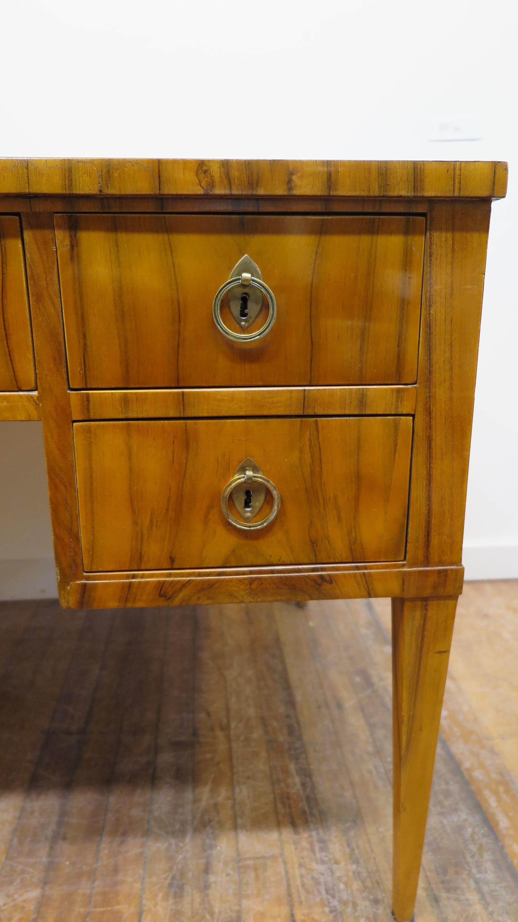 Midcentury Tiger Wood Desk 1