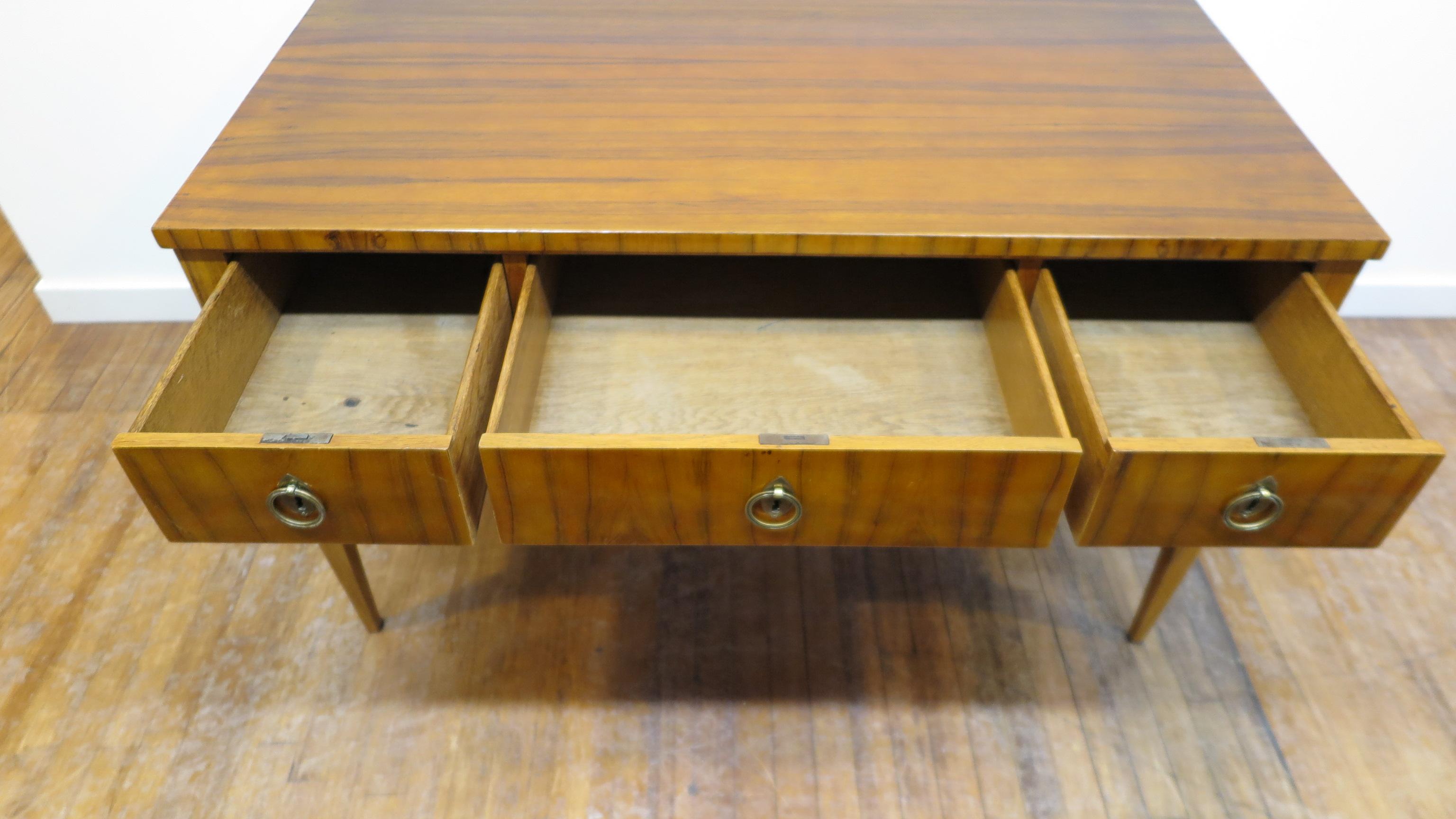 Midcentury Tiger Wood Desk 2