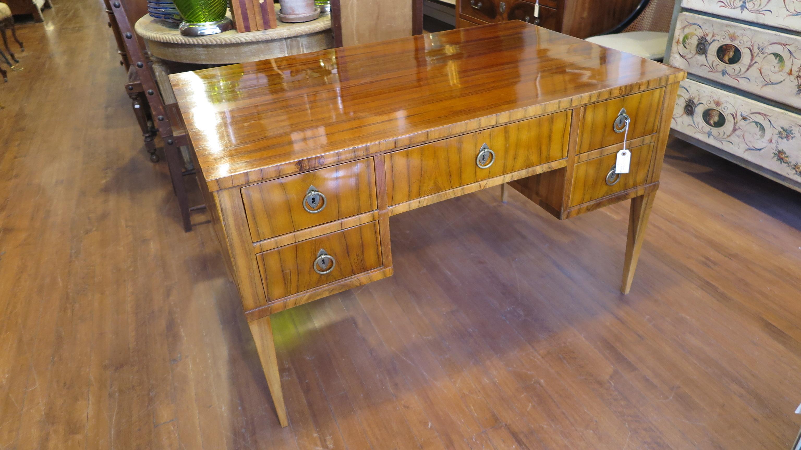Midcentury Tiger Wood Desk 3