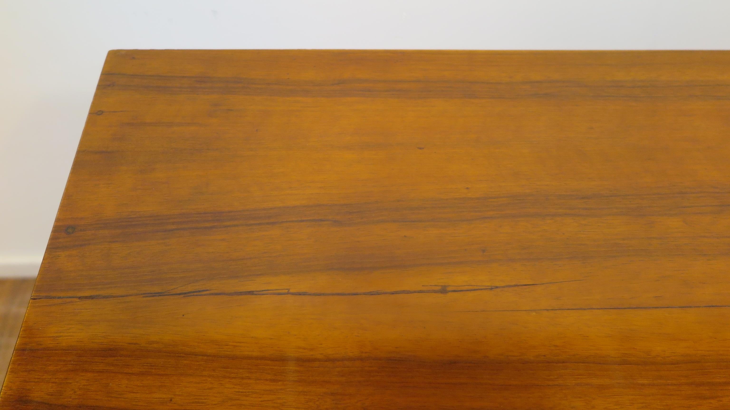 Mid-20th Century Midcentury Tiger Wood Desk