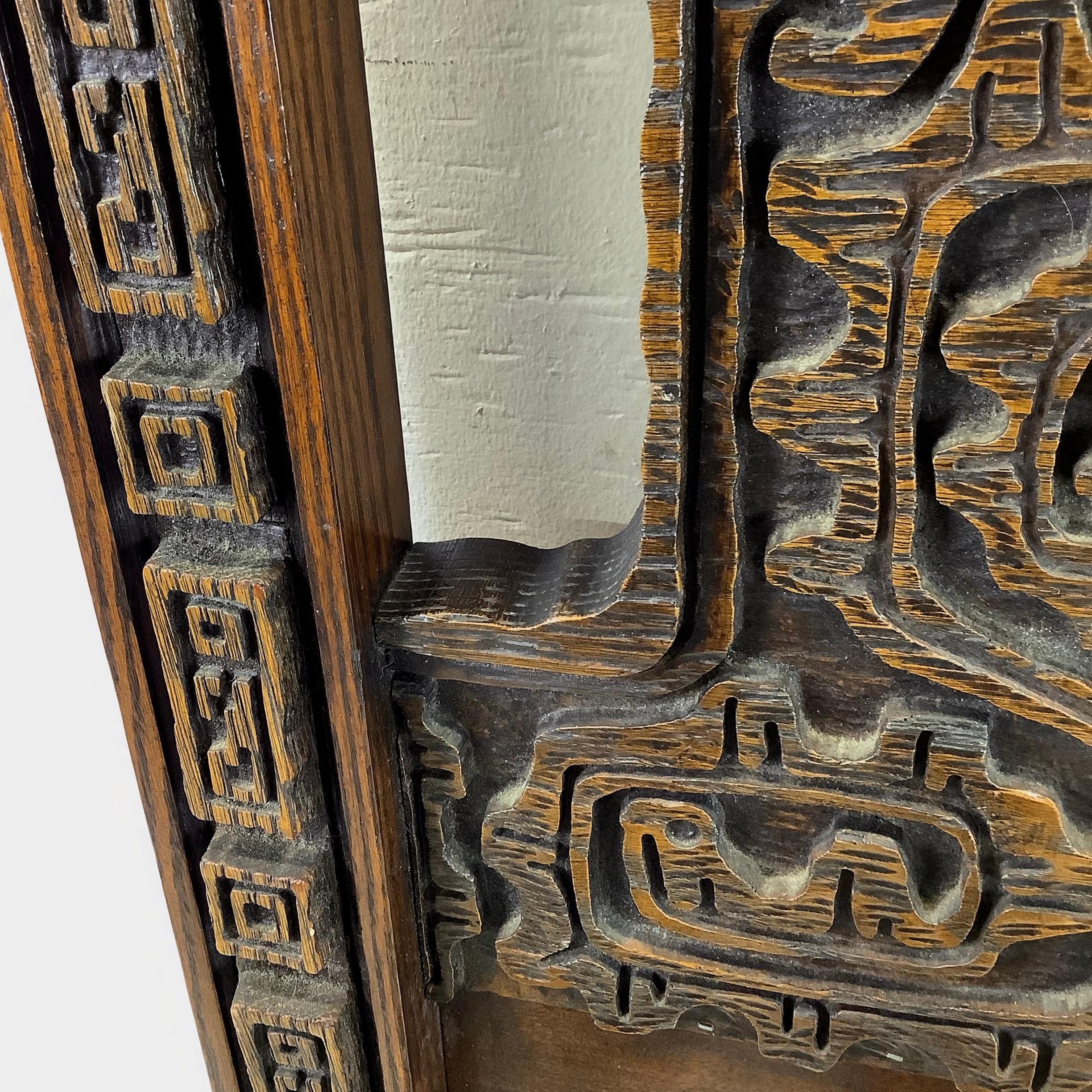 Mid-Century Tiki Witco Style Headboard- King Size 2