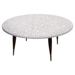 Mid Century Tile Top Coffee table Made in Japan c 1950/60's
