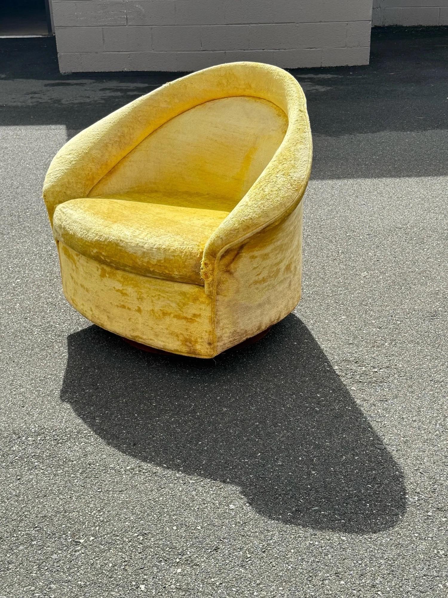 Fin du 20e siècle Salon inclinable et pivotant du milieu du siècle par Adrian Pearsall - Single en vente