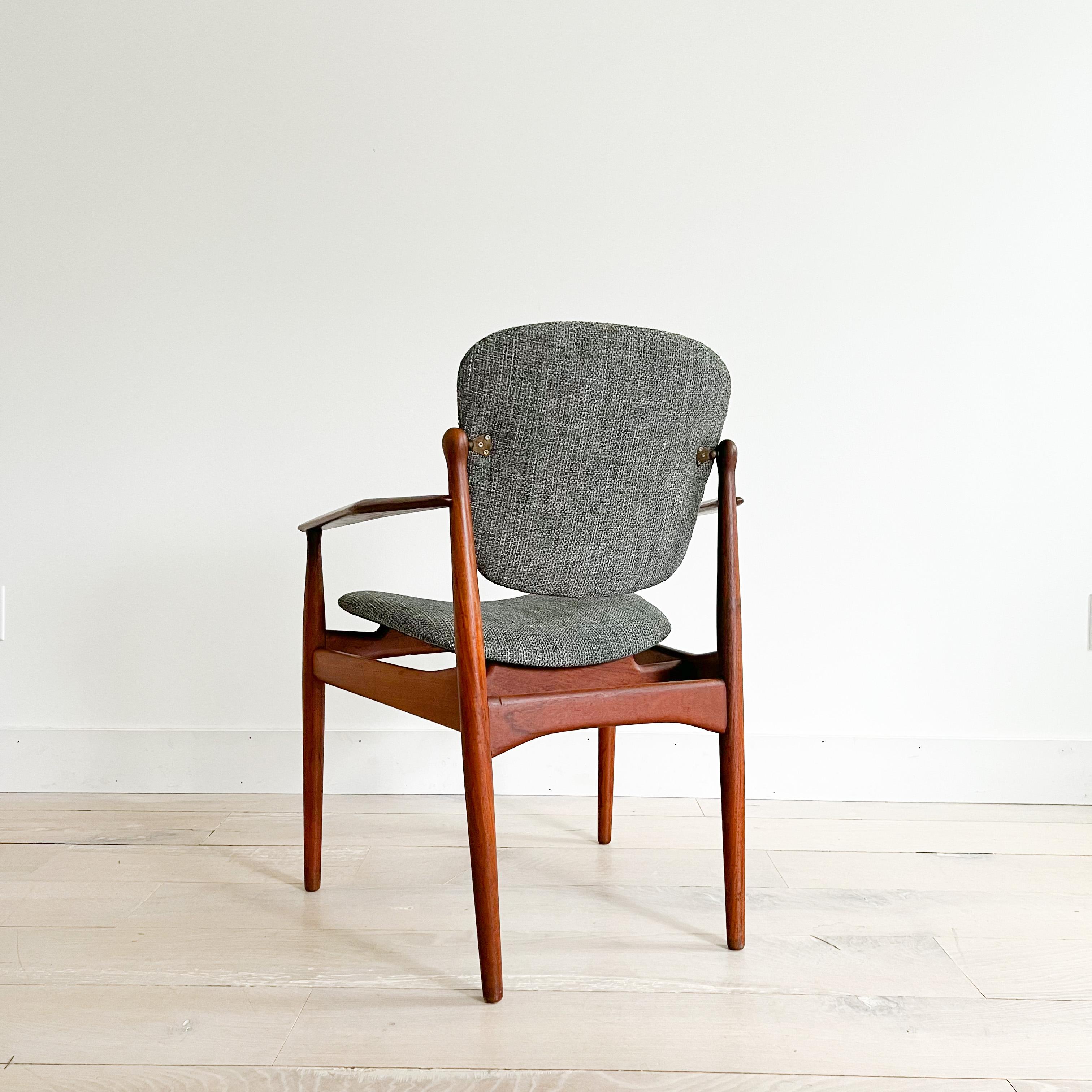 Mid Century Tilt Back Chair by Arne Vodder for France & Daverkosen 2