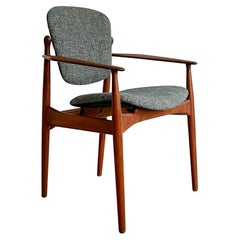 Mid Century Tilt Back Chair by Arne Vodder for France & Daverkosen