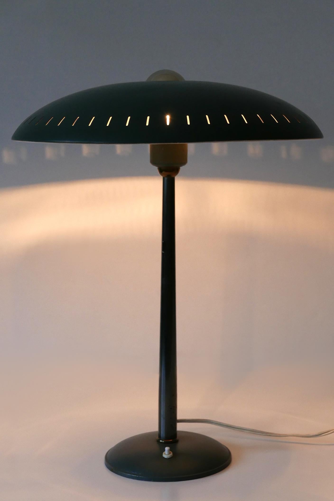 Metal Mid-Century Timor Table Lamp or Desk Light by Louis Kalff for Philips 1950s For Sale