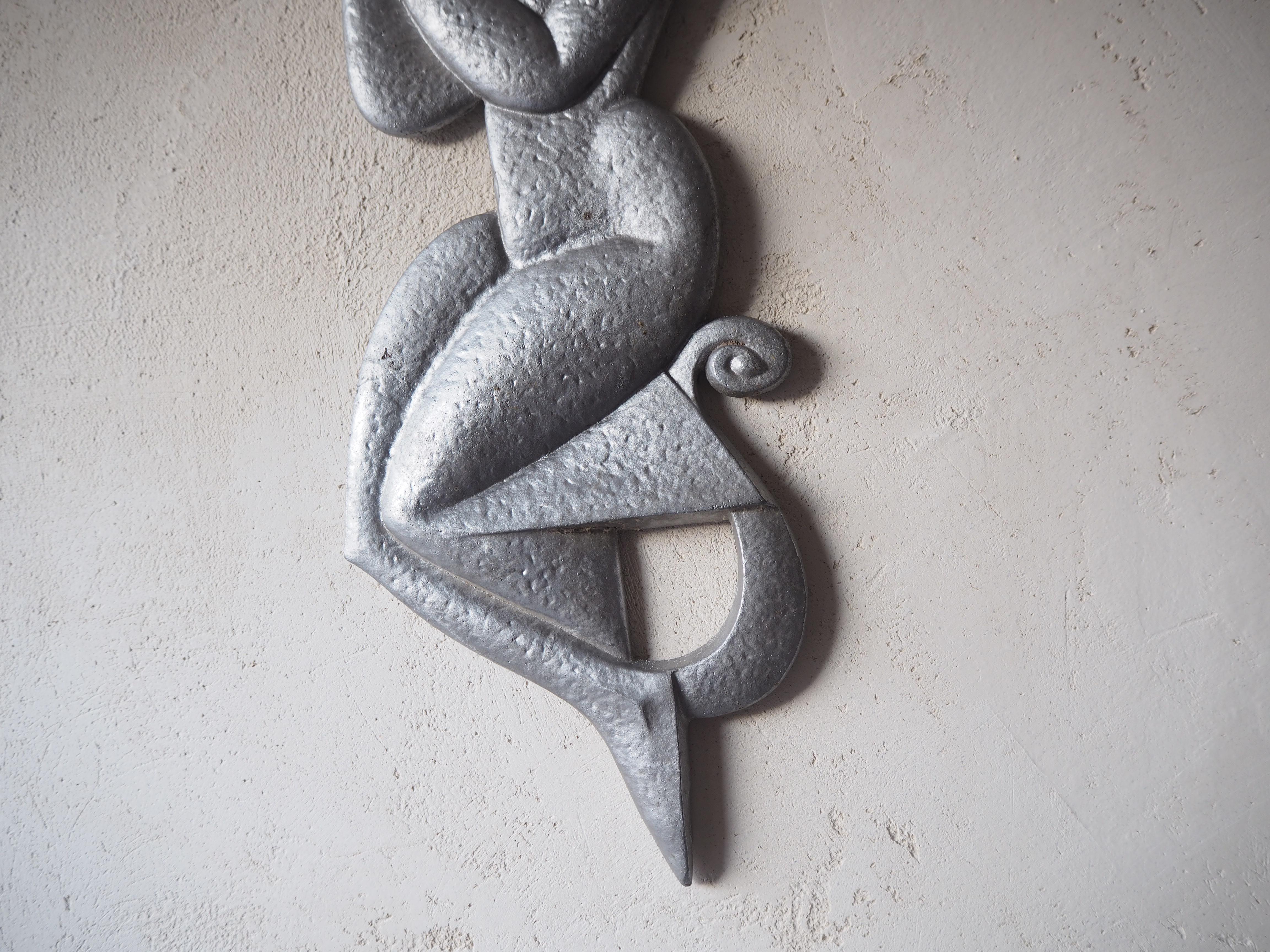 Wanddekoration aus Zinn aus der Mitte des Jahrhunderts, Europa, 1970er Jahre im Angebot 1