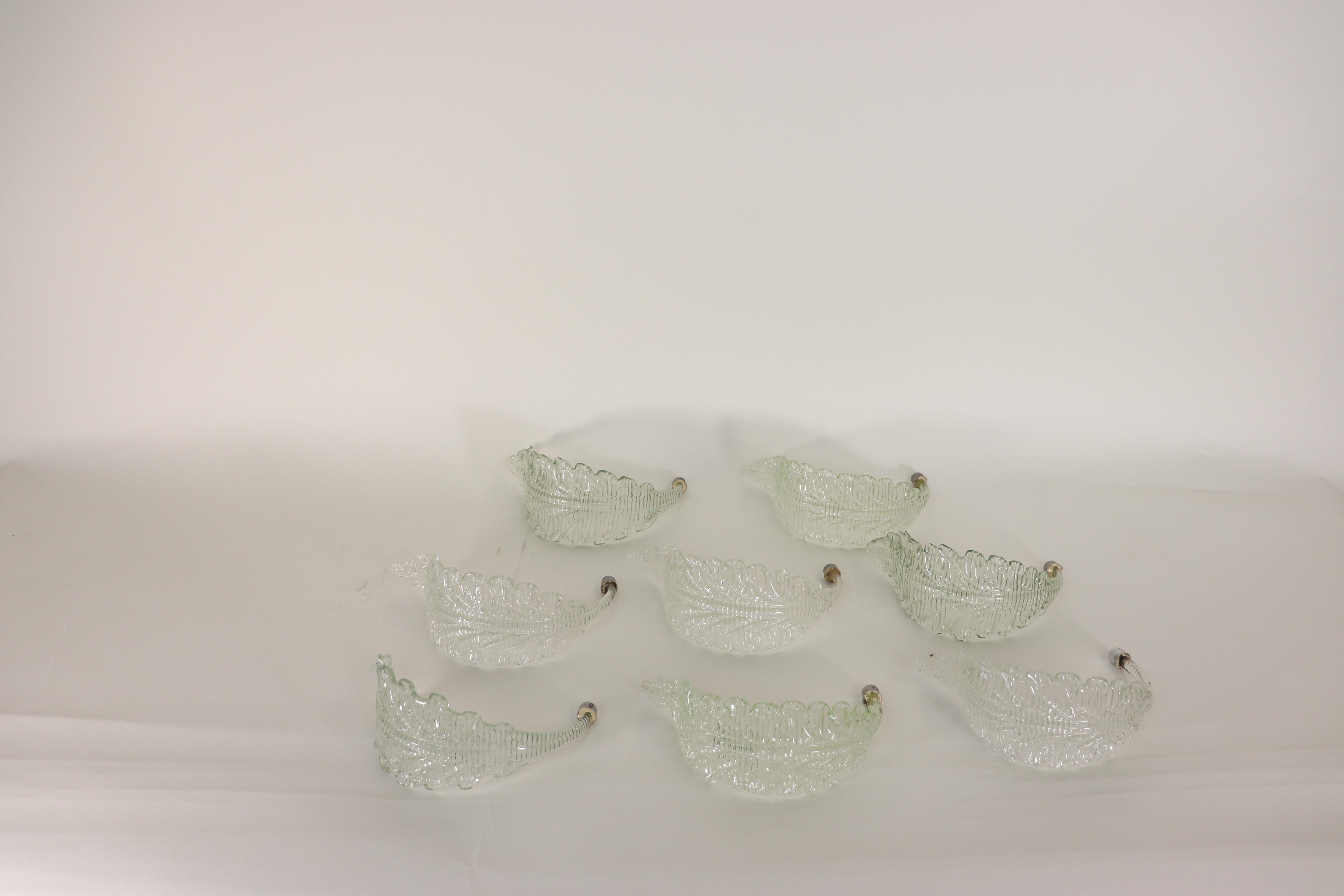 Lampada a sospensione di Murano a sfumatura verde di metà secolo nello stile di Barovier & in vendita 3