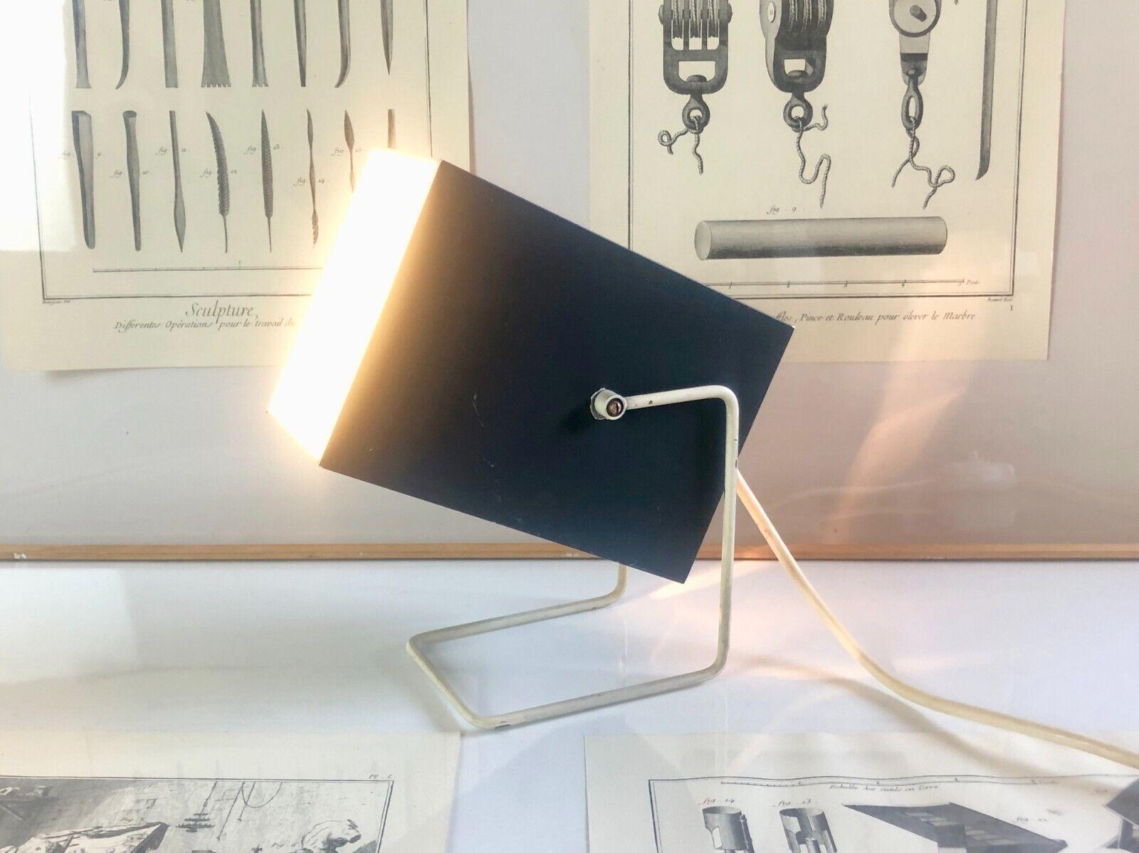 German Midcentury Table Lamp, Wilhelm Braun Feldweg For Doria Leuchten 1950s, Bauhaus For Sale