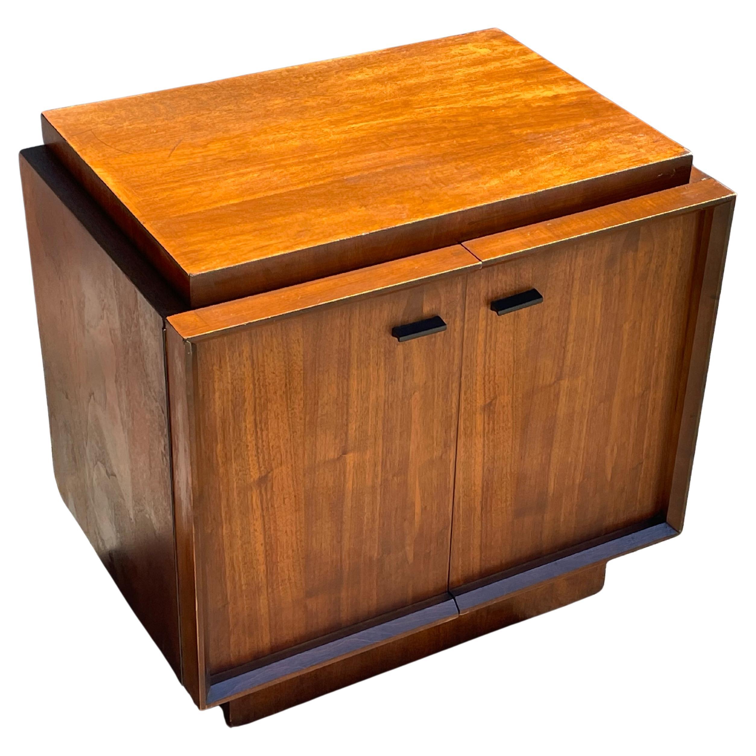 Mid-20th Century Mid Century Tobago Brutalist Nightstands, Circa 1970s