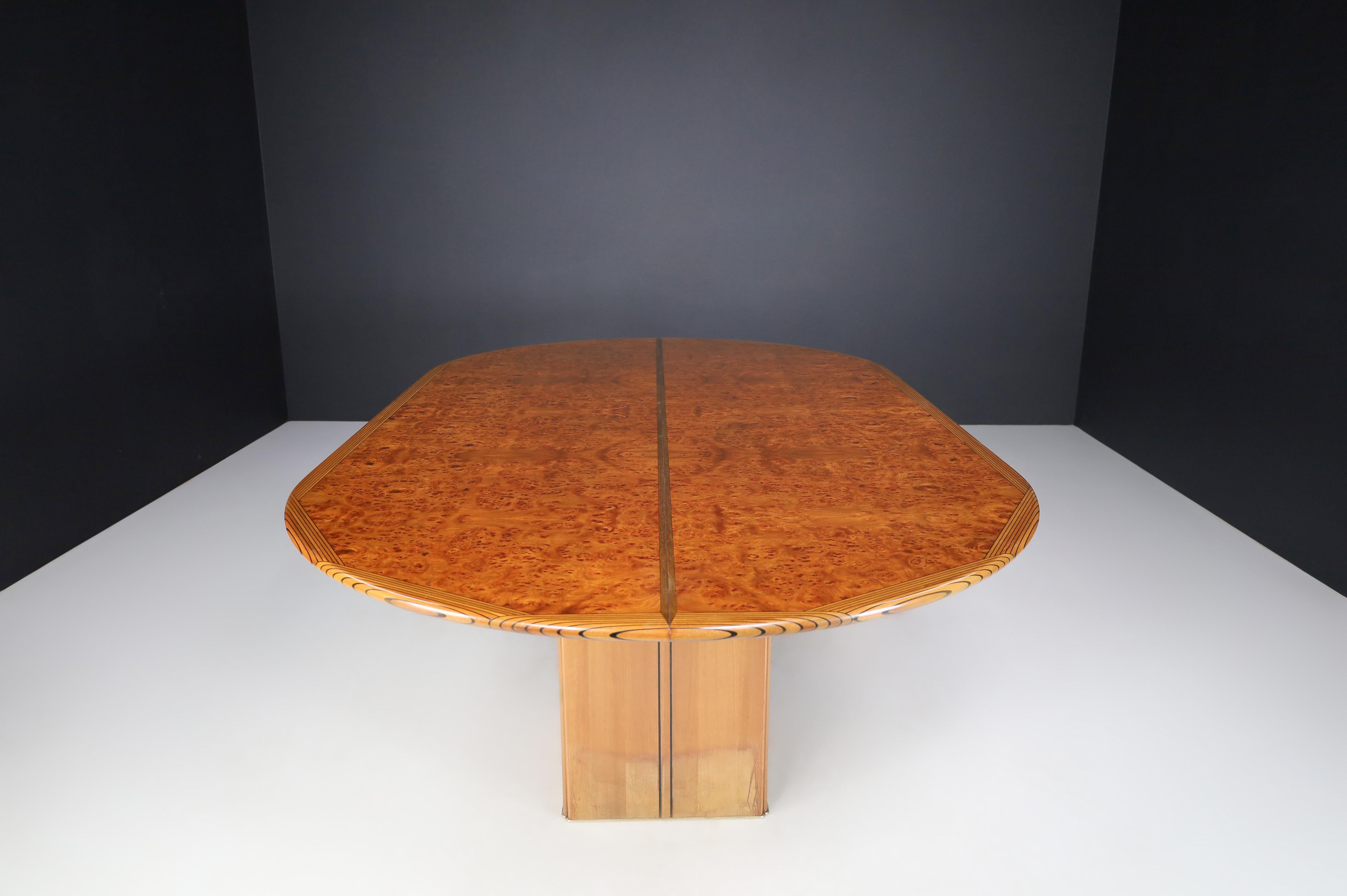 Mid Century Tobia Scarpa Africa Dining/Conference Table by Maxalto, Italy, 1970 5