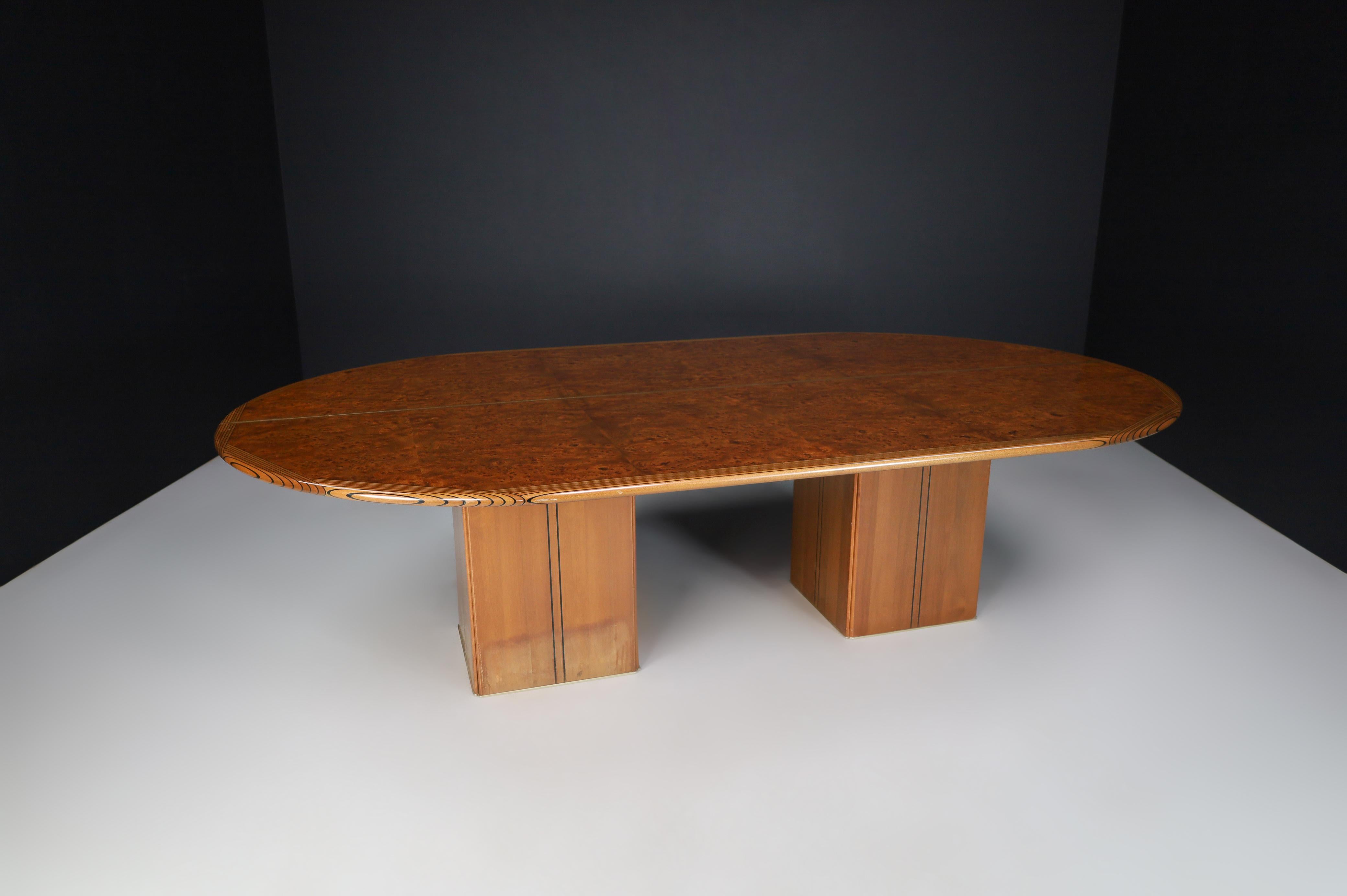Mid Century Tobia Scarpa Africa Dining/Conference Table by Maxalto, Italy, 1970 7