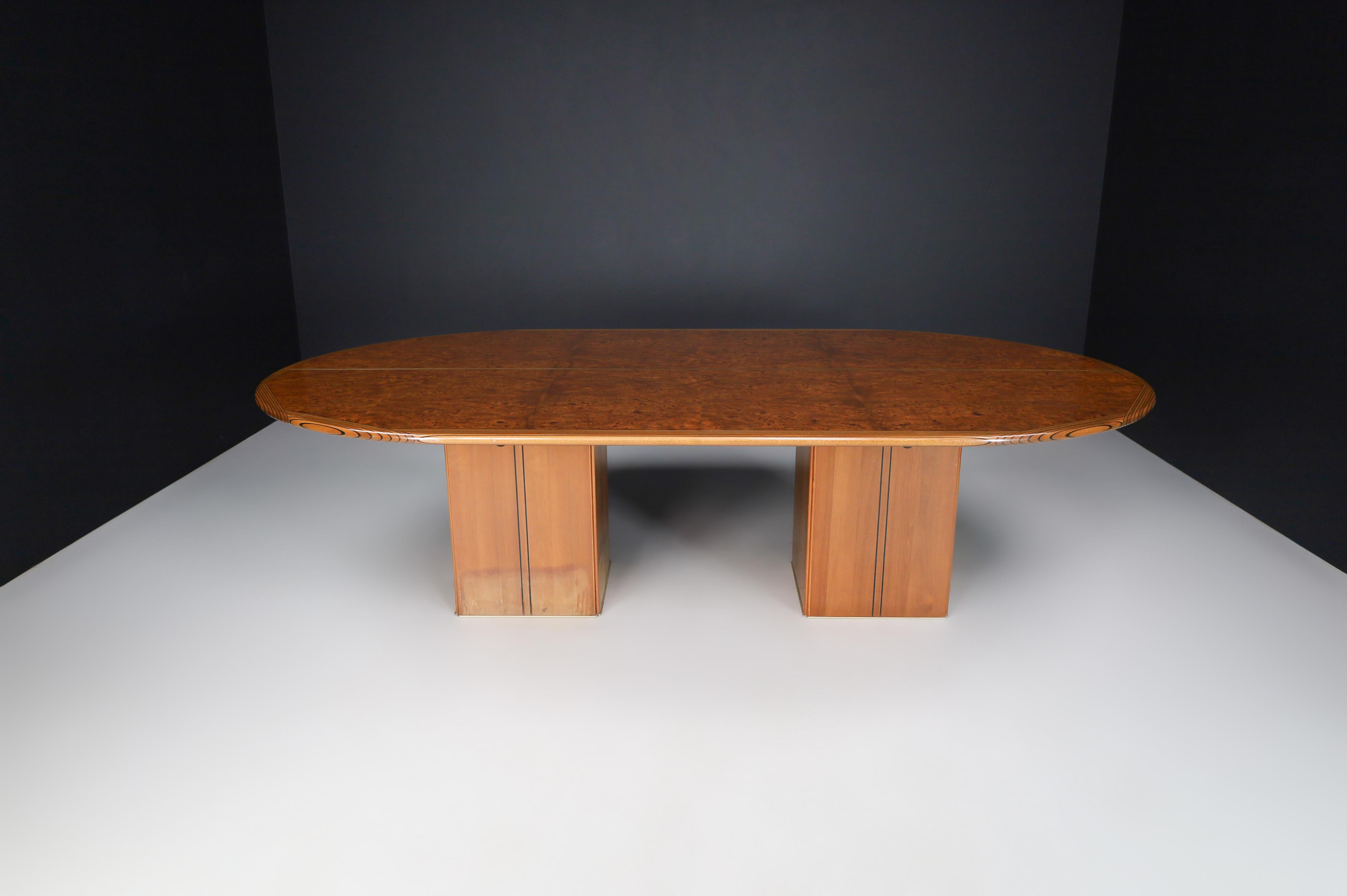 Mid Century Tobia Scarpa Africa Dining/Conference Table by Maxalto, Italy, 1970 8