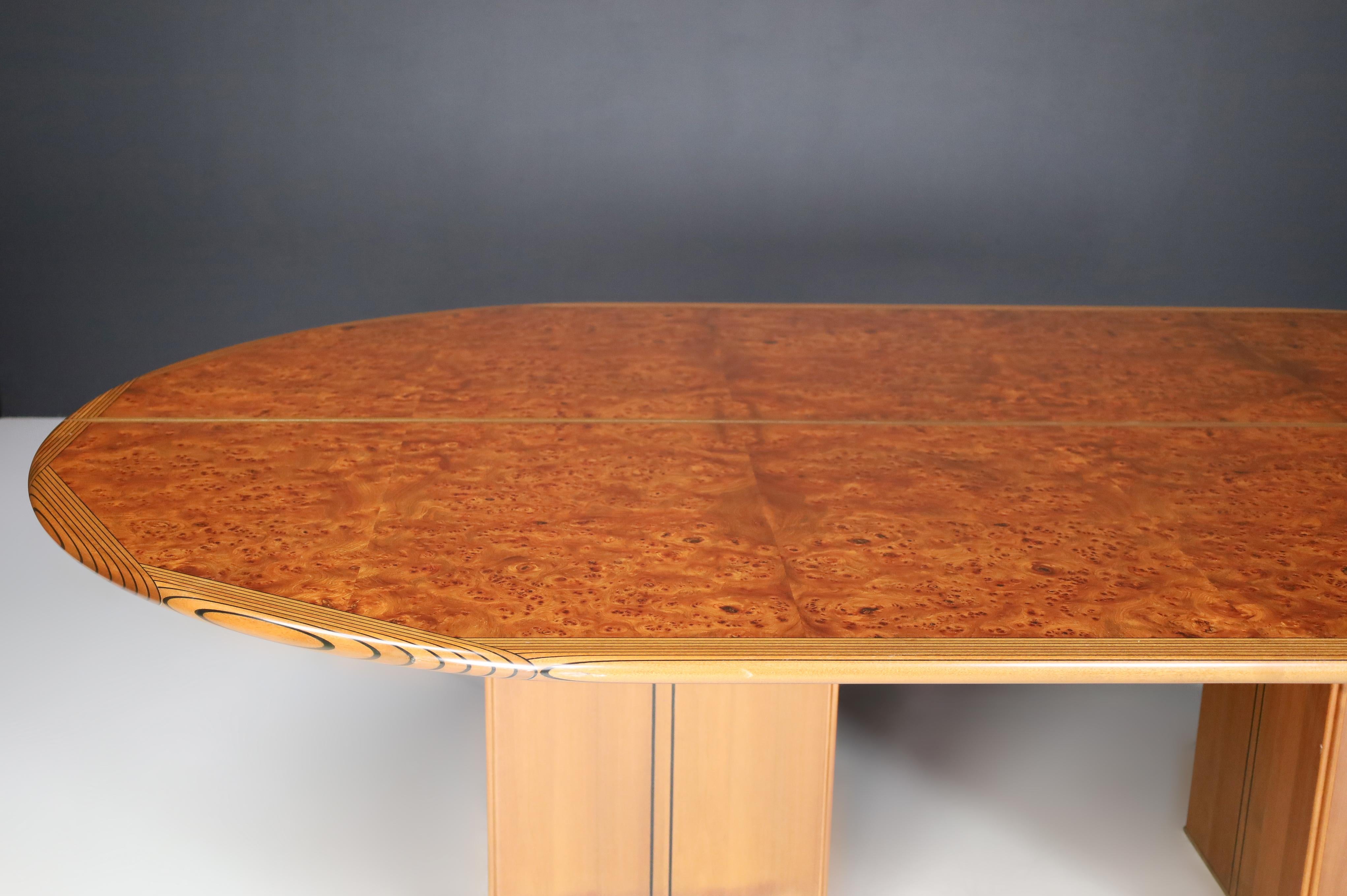 Mid Century Tobia Scarpa Africa Dining/Conference Table by Maxalto, Italy, 1970 10