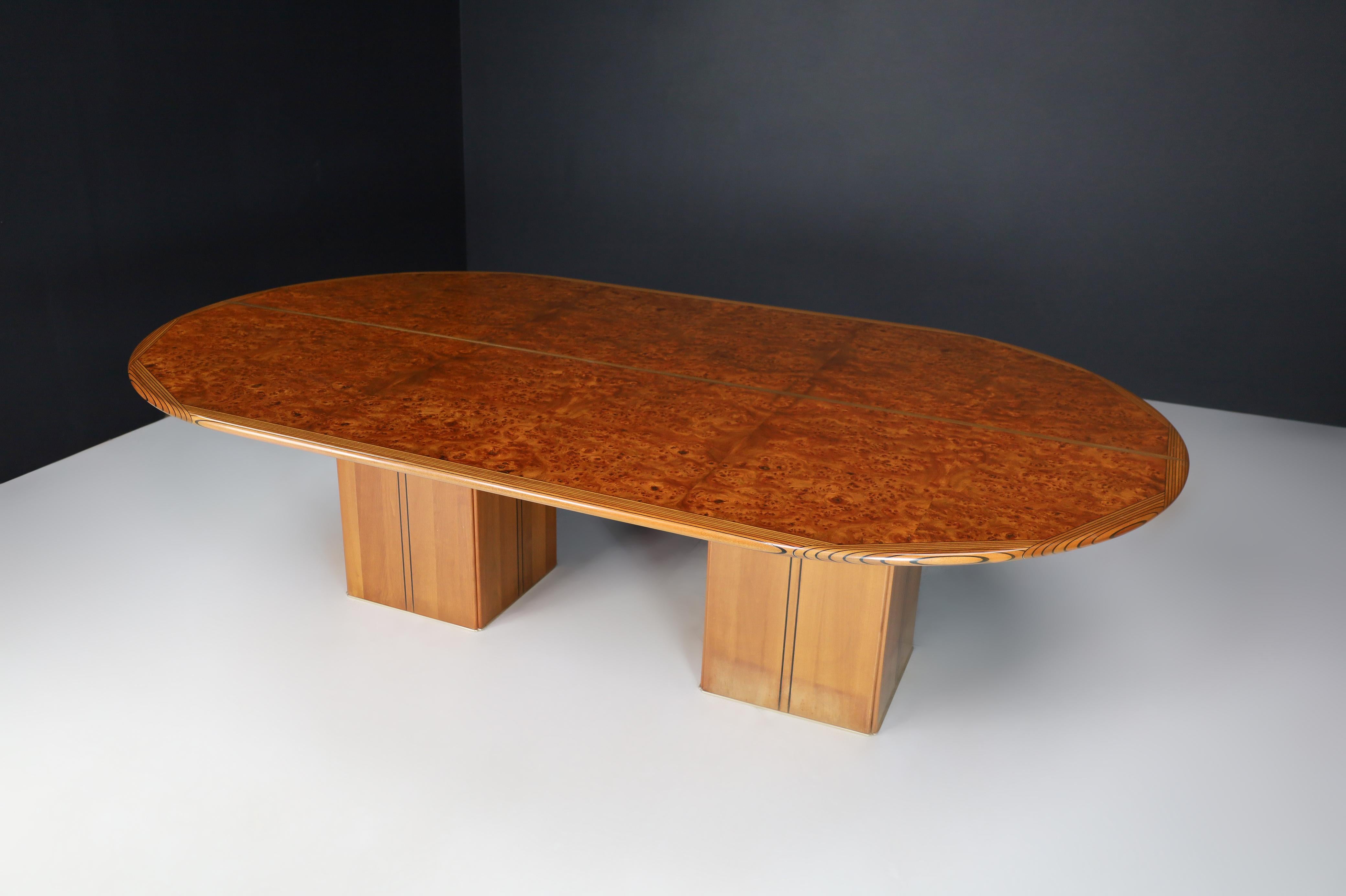 Mid-Century Modern Mid Century Tobia Scarpa Africa Dining/Conference Table by Maxalto, Italy, 1970