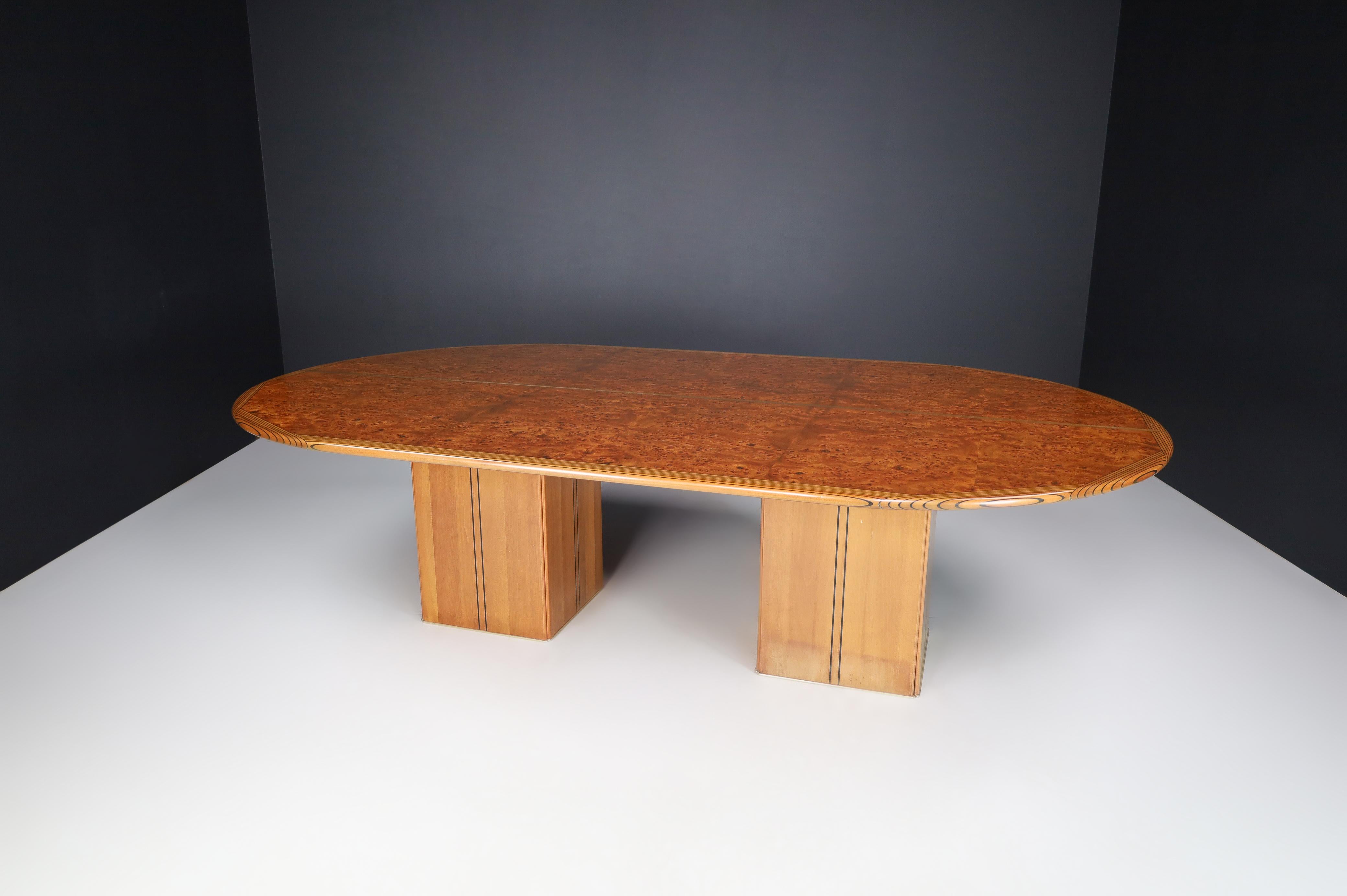 Mid Century Tobia Scarpa Africa Dining/Conference Table by Maxalto, Italy, 1970 2