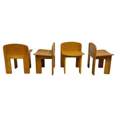 Mid Century Tobia Scarpa Dining Chairs, 1960s