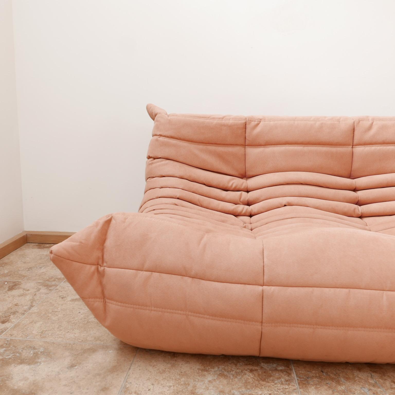 Midcentury Togo Three-Seat Sofa by Michel Ducaroy for Ligne Roset 2
