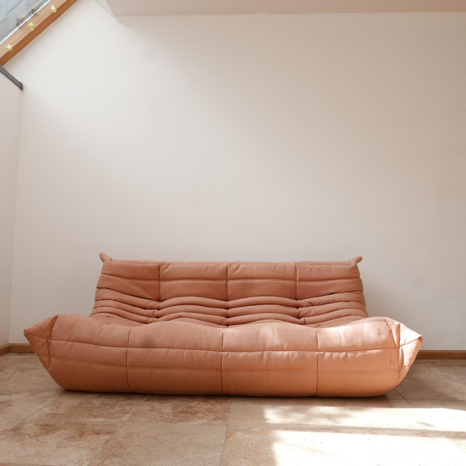Midcentury Togo Three-Seat Sofa by Michel Ducaroy for Ligne Roset 3