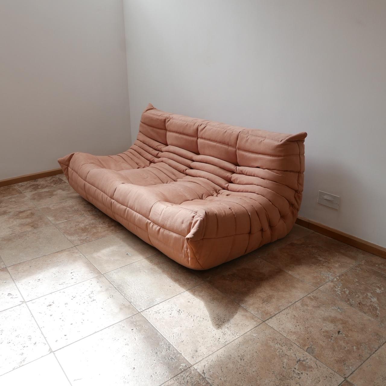 Midcentury Togo Three-Seat Sofa by Michel Ducaroy for Ligne Roset 5