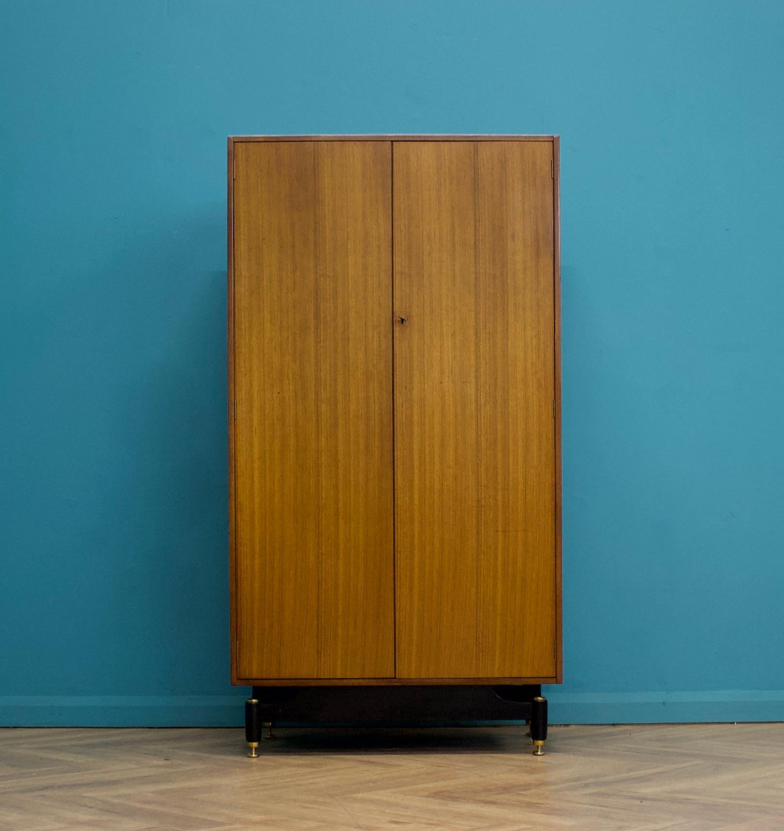 Mid-Century Modern Mid Century Tola and Black Wardrobe From G Plan, 1960s