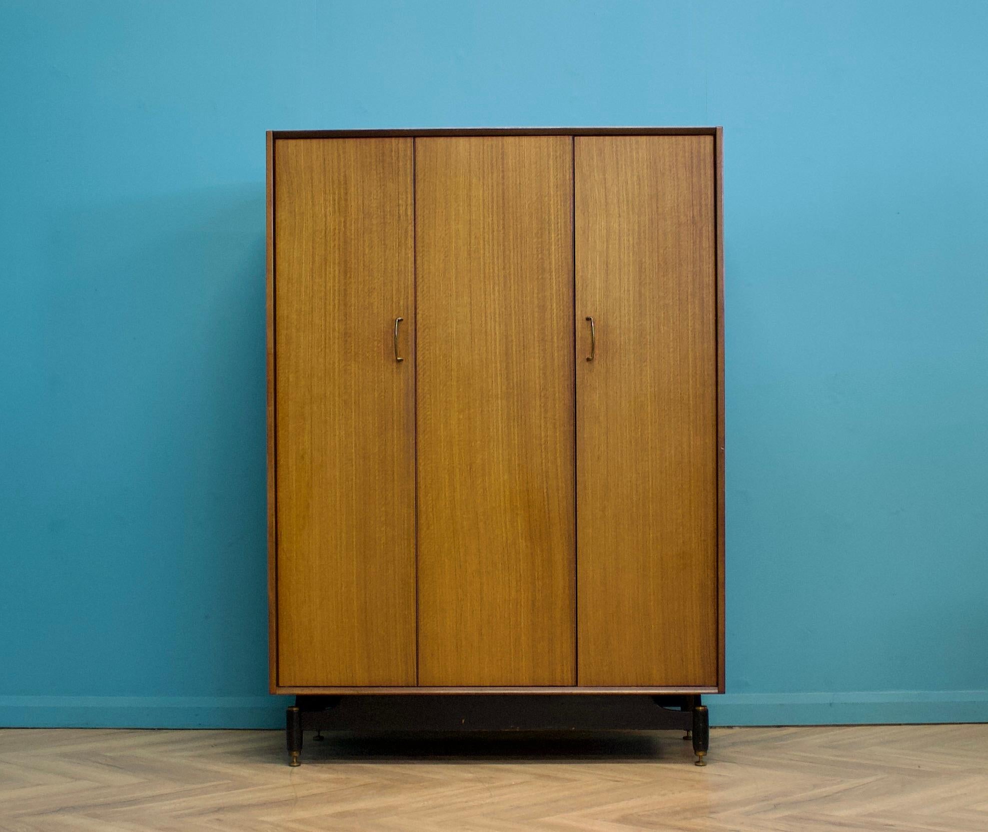 Mid-Century Modern Mid Century Tola and Black Wardrobe From G Plan, 1960s For Sale