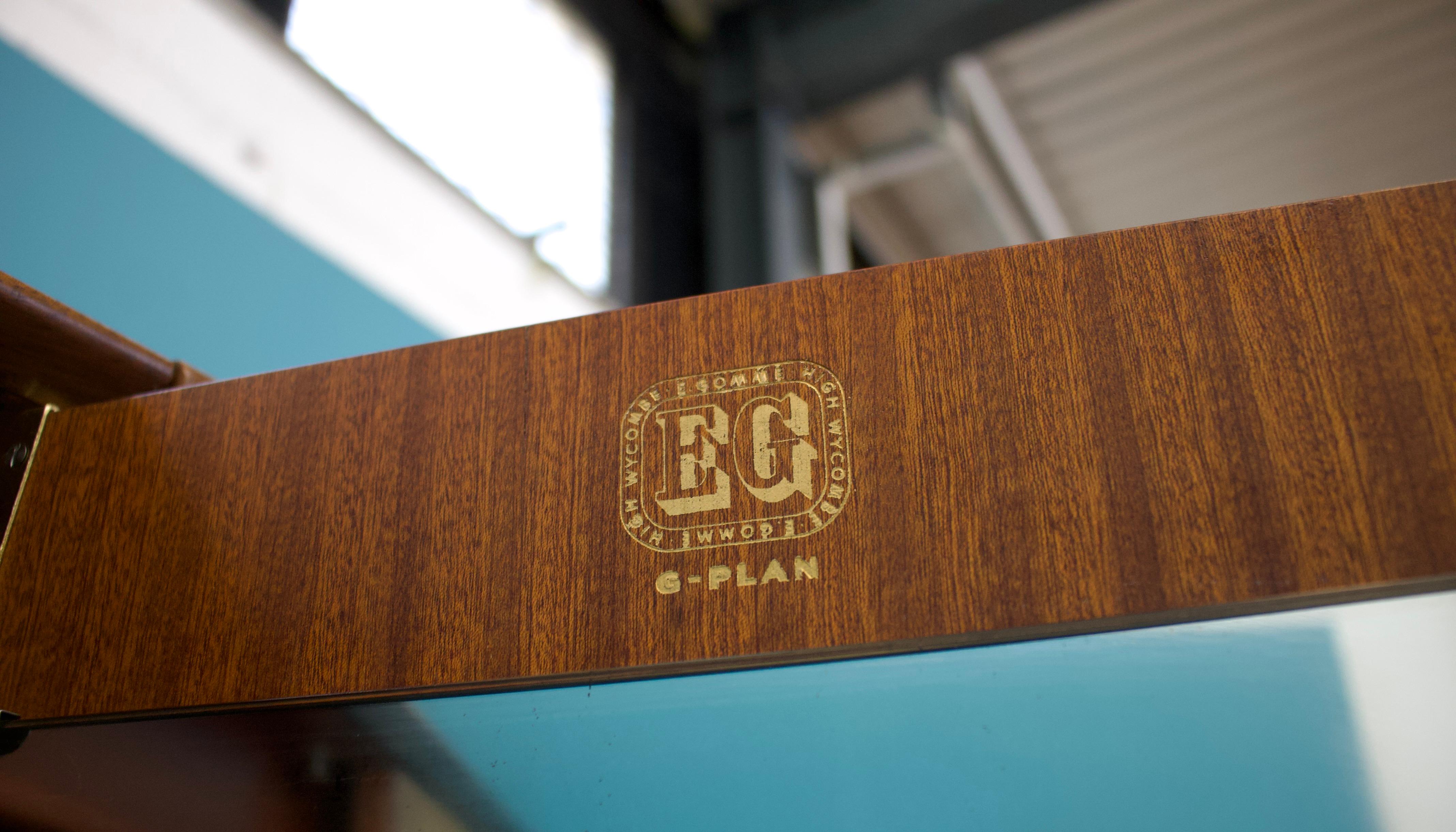 Teak Mid Century Tola and Black Wardrobe From G Plan, 1960s For Sale