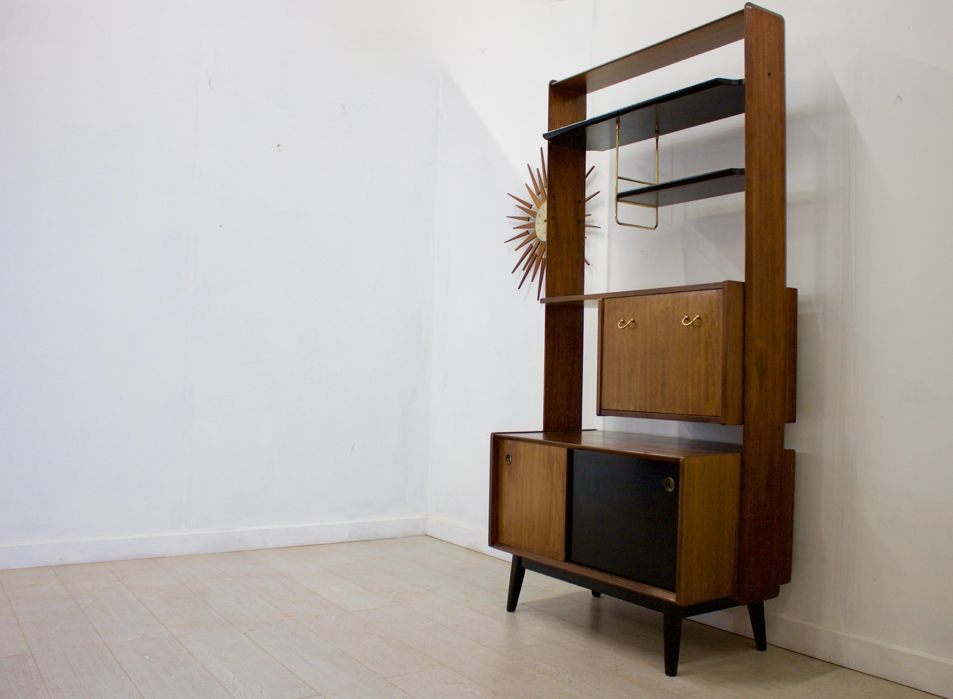 Veneer Midcentury Tola Shelving Unit or Room Divider from G-Plan, 1960s