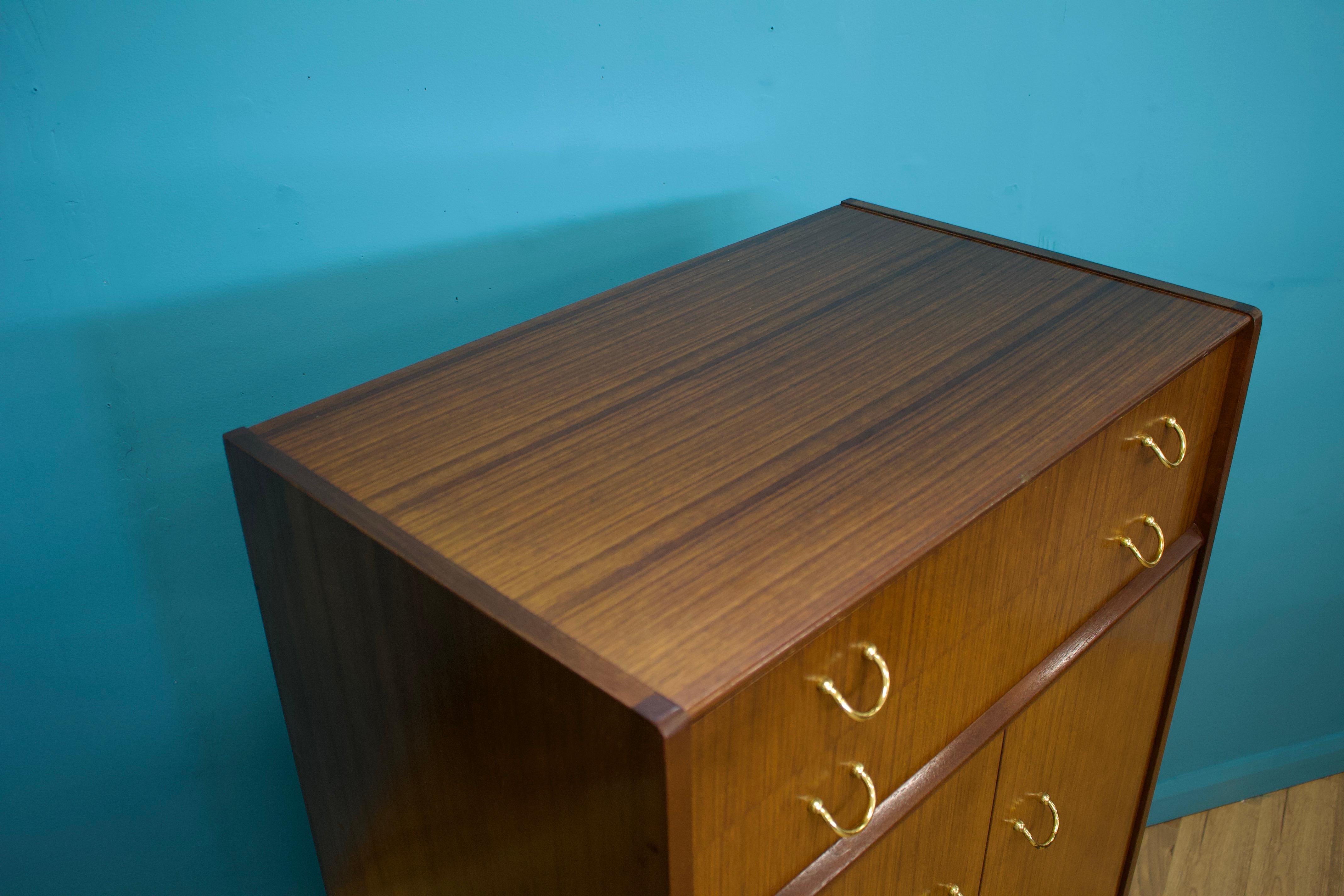 Mid Century Tola Tallboy Cupboard from G Plan, 1950s 2