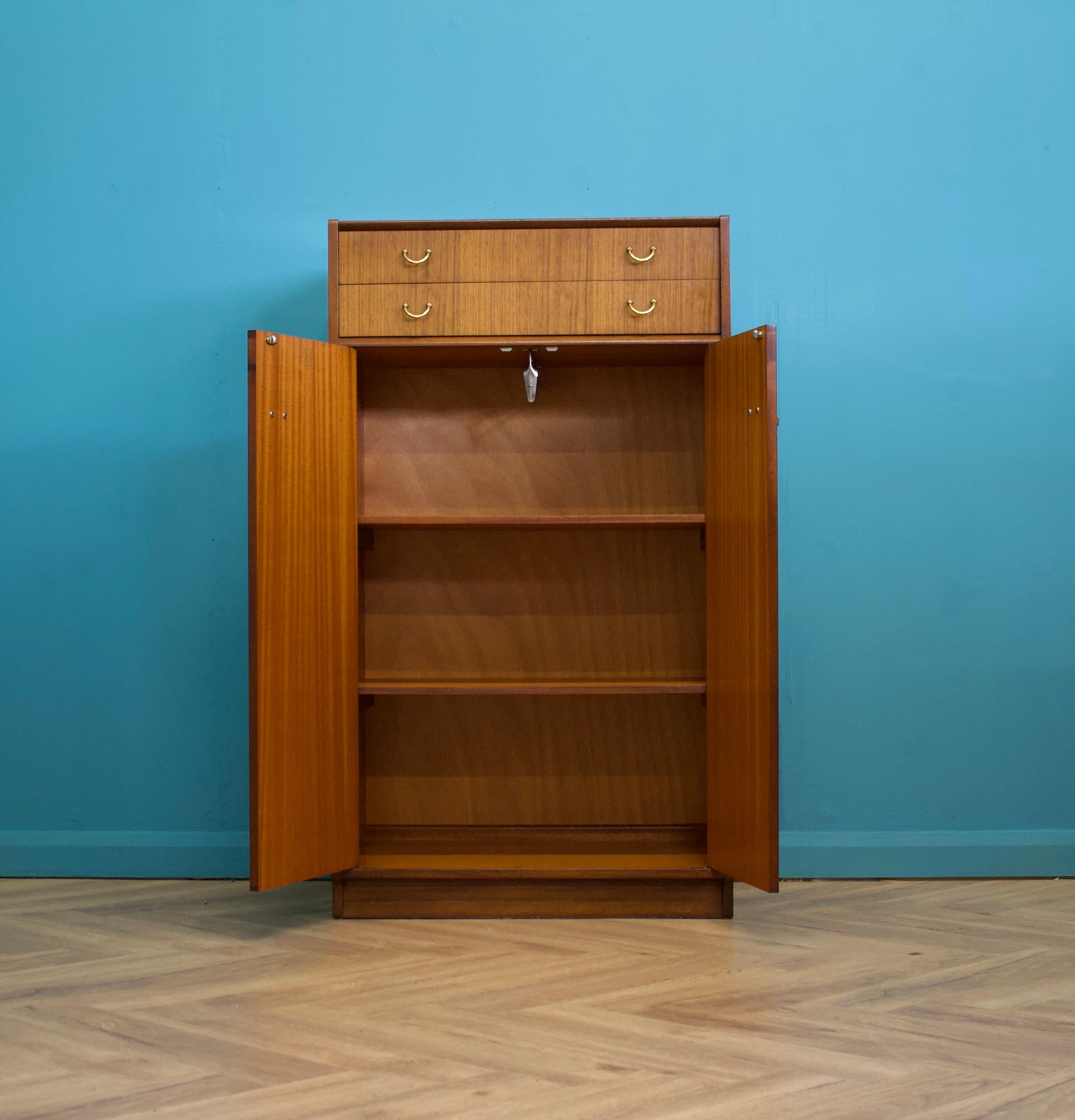 Mid Century Tola Tallboy Cupboard from G Plan, 1950s In Good Condition In South Shields, GB