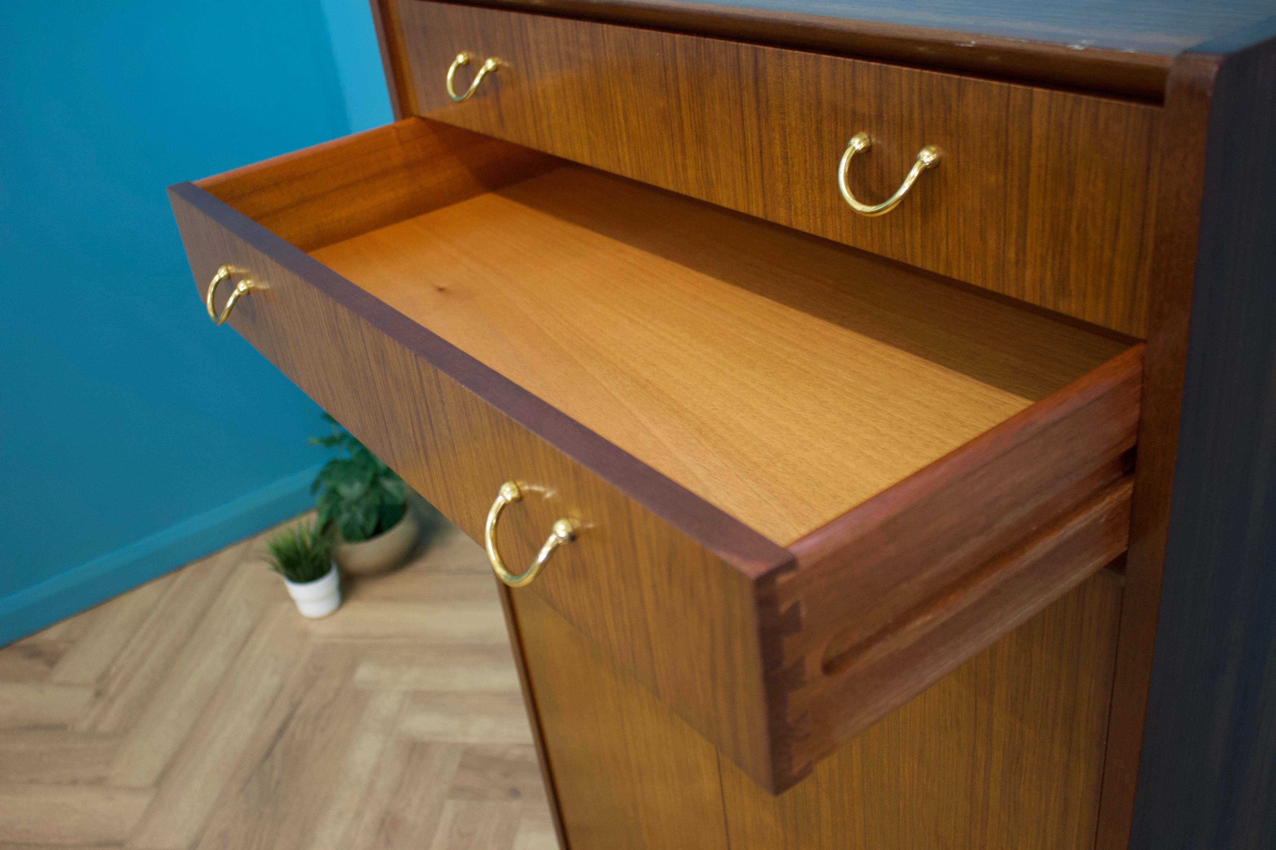 Mid Century Tola Tallboy Cupboard from G Plan, 1950s 1