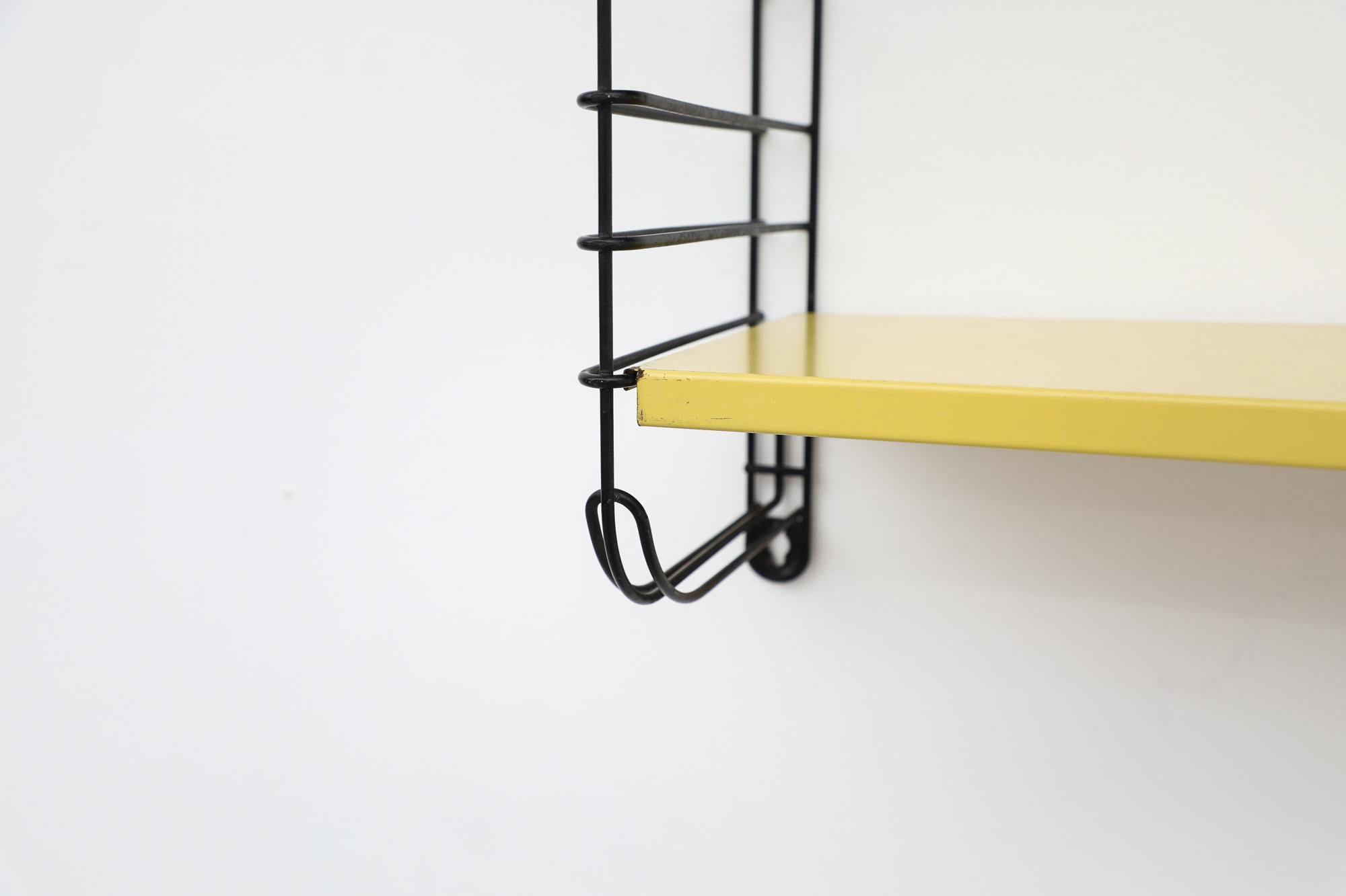 Mid-Century Tomado Blue and Yellow Industrial Shelving Unit For Sale 2