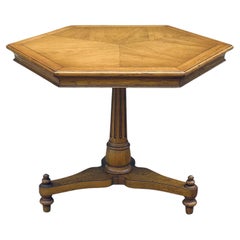 Sechseckiger Tomlinson Pavane-Beistelltisch mit Sockel, Mid-Century