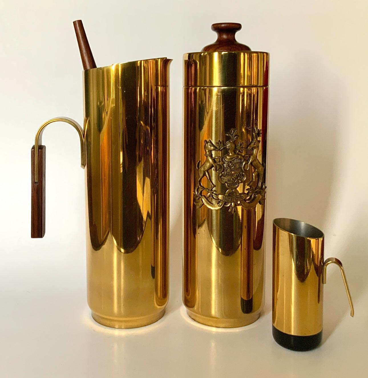 Ensemble shaker Tommi Parzinger 4 pièces du milieu du siècle dernier Bon état - En vente à Haddonfield, NJ