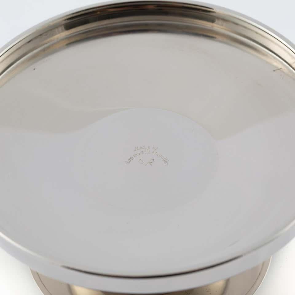 20th Century Midcentury, Tommi Parzinger Nickel Ice Bucket For Sale