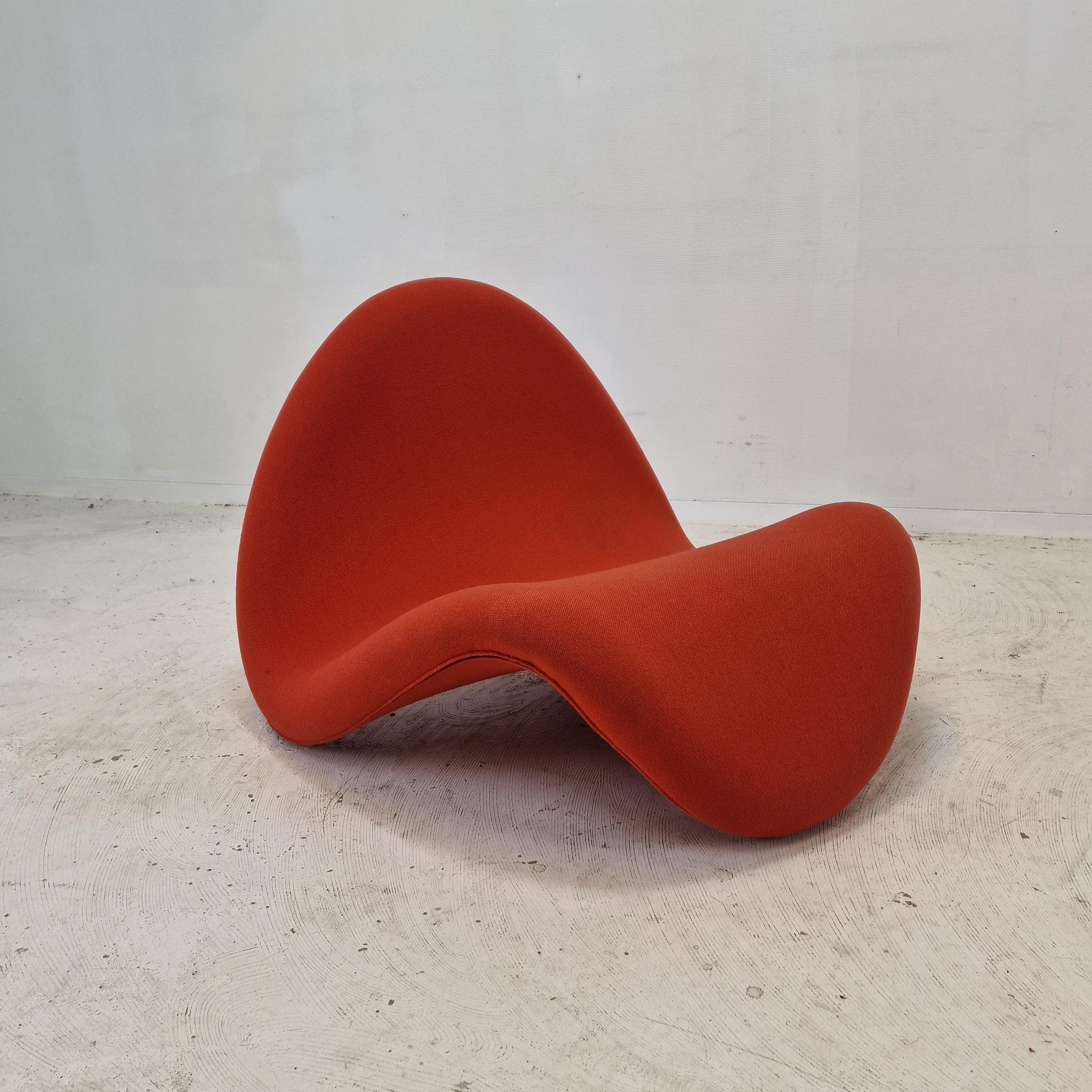 Mid-Century Tongue Lounge Chair by Pierre Paulin for Artifort, 1960s In Good Condition For Sale In Oud Beijerland, NL