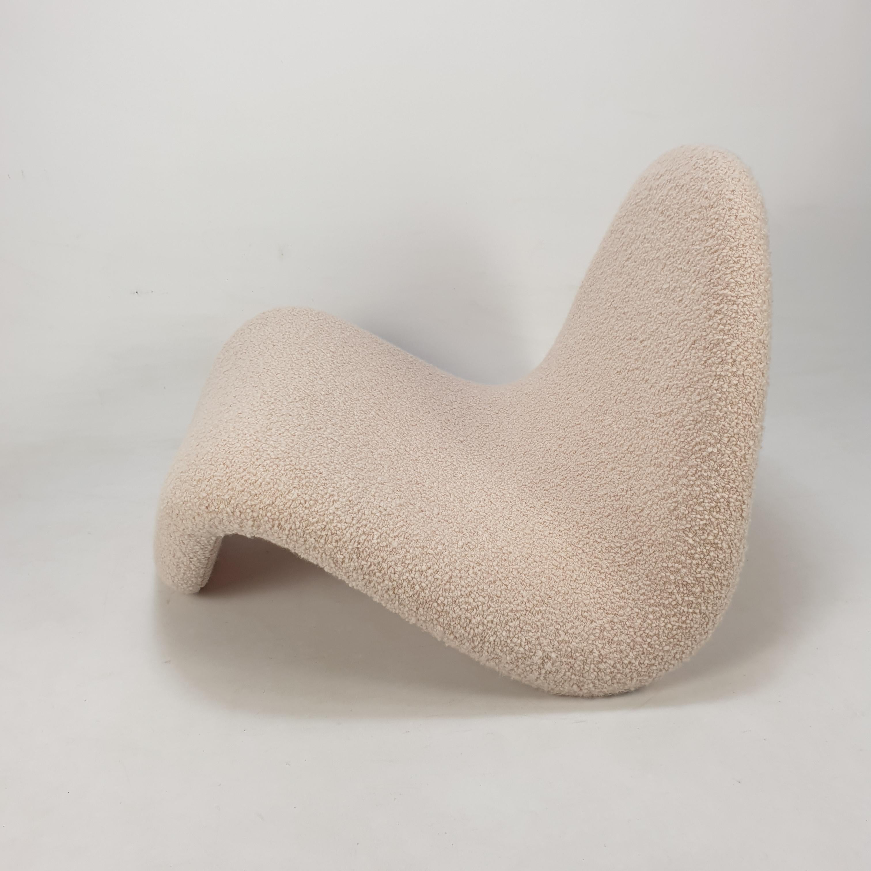 Fabric Mid-Century Tongue Lounge Chair by Pierre Paulin for Artifort, 1960s For Sale