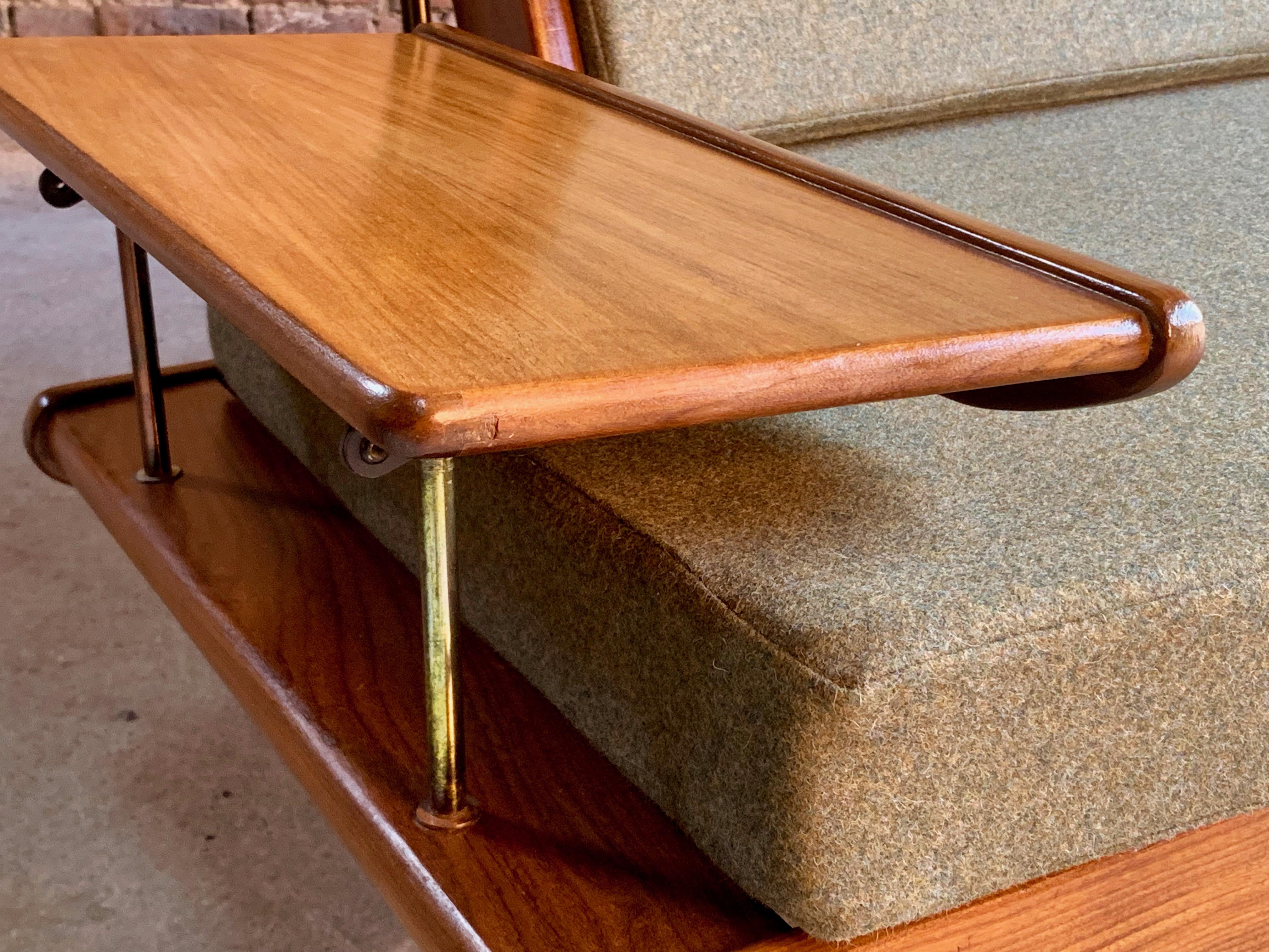 Divano-letto in teak afromosia di Toothill 'Wentworth', circa 1960 1