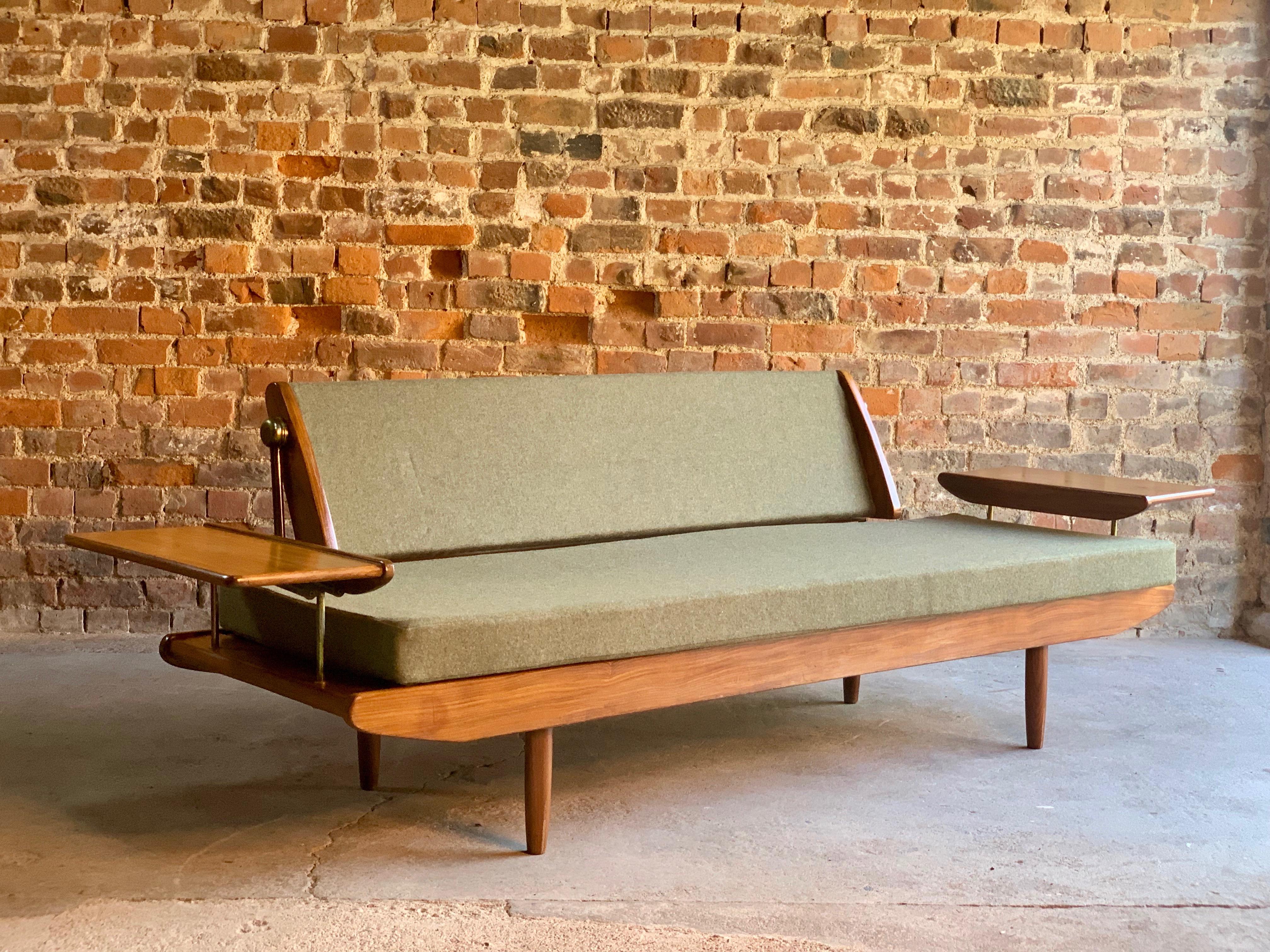 Midcentury Toothill 'Wentworth' Afromosia Teak Sofa Daybed, circa 1960 1
