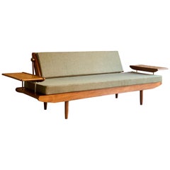 Vintage Midcentury Toothill 'Wentworth' Afromosia Teak Sofa Daybed, circa 1960