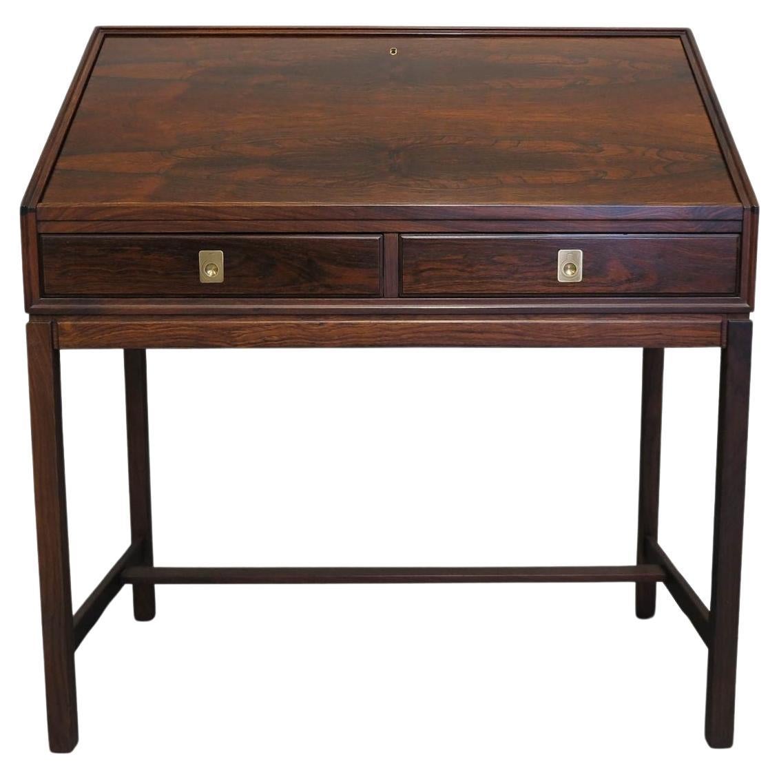 Mid-century Torbjorn Afdal Danish Rosewood Secretary Desk For Sale