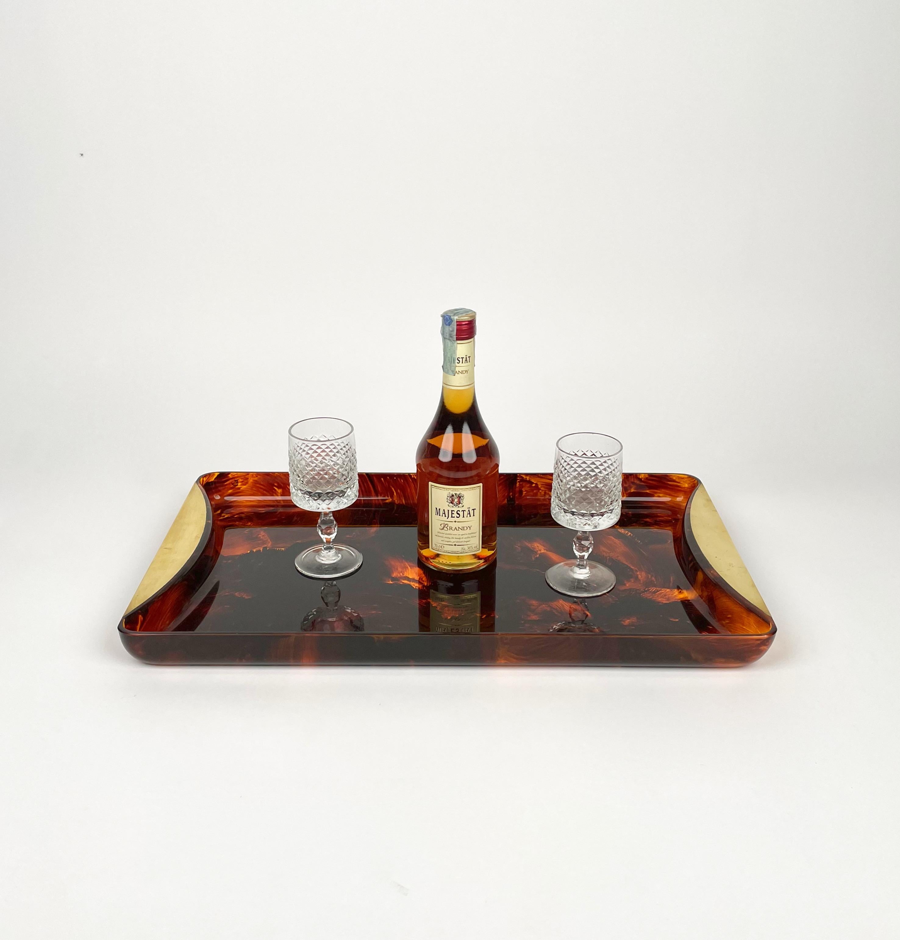 vintage lucite tray
