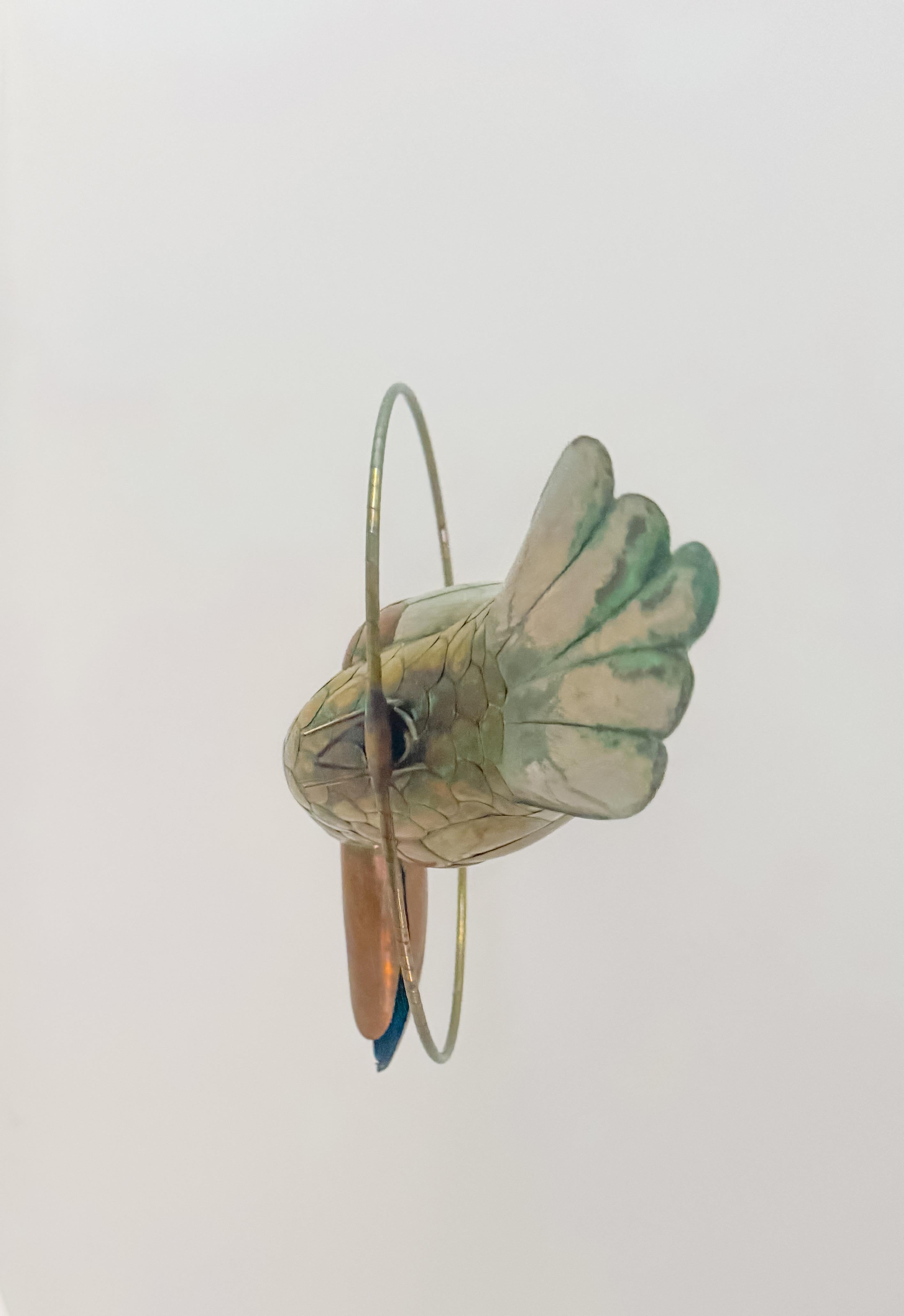 Mid Century Toucan Sculpture in the Style of Sergio Bustamante Mixed Metals 1970 For Sale 5